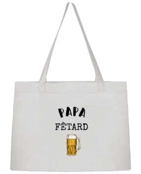 Sac Shopping Papa Fêtard cadeau humour drôle fête des pères par FAPROD