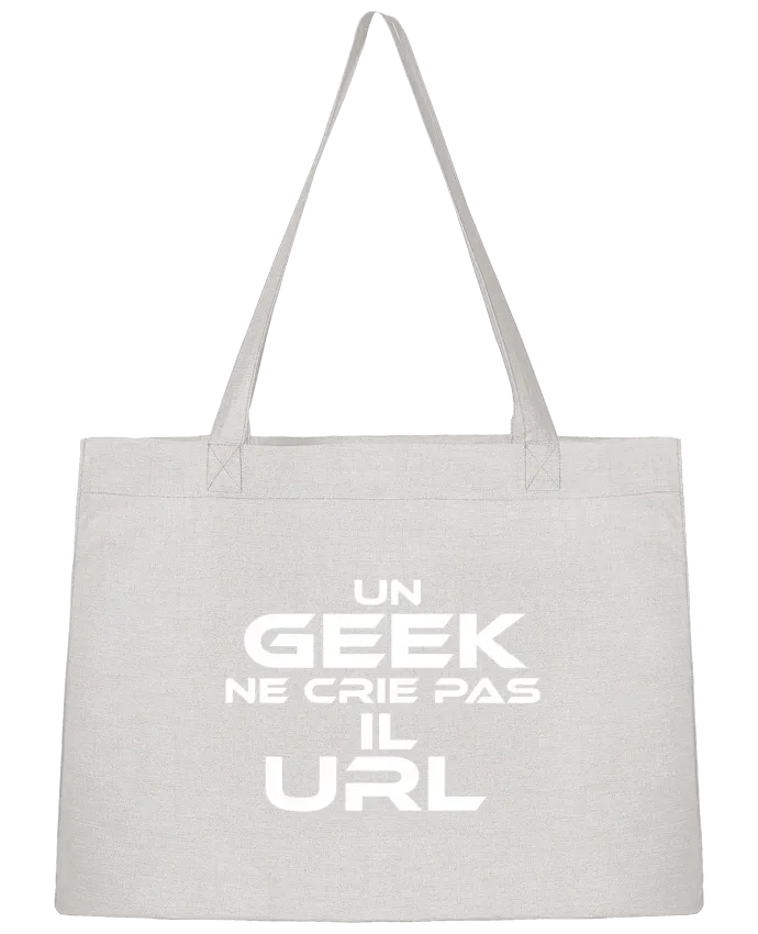 Sac Shopping un geek il ne crie pas il url noir par Sun SO Design