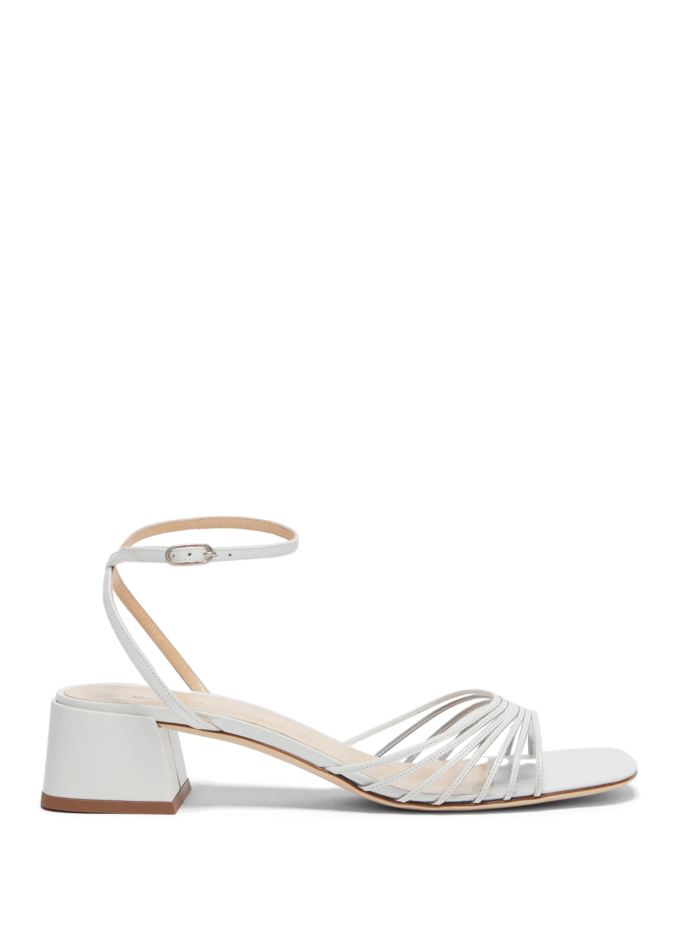 SANDALES ANNA EN CUIR - BY FAR pour FEMME | Printemps