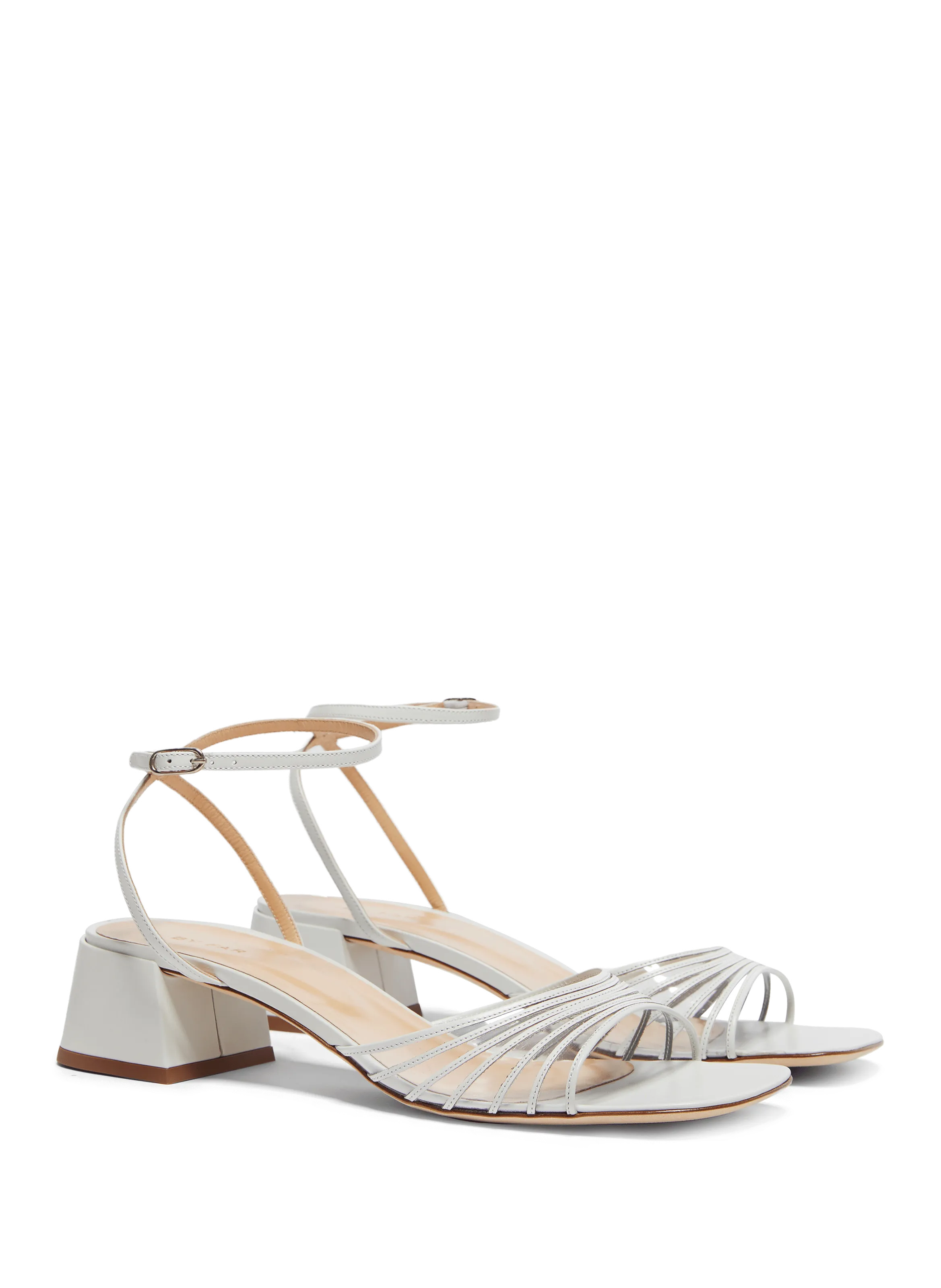 SANDALES ANNA EN CUIR - BY FAR pour FEMME | Printemps