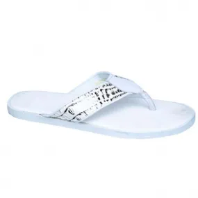 Sandales Homme Blanches Motif Serpent - Style Ose - SDL1862