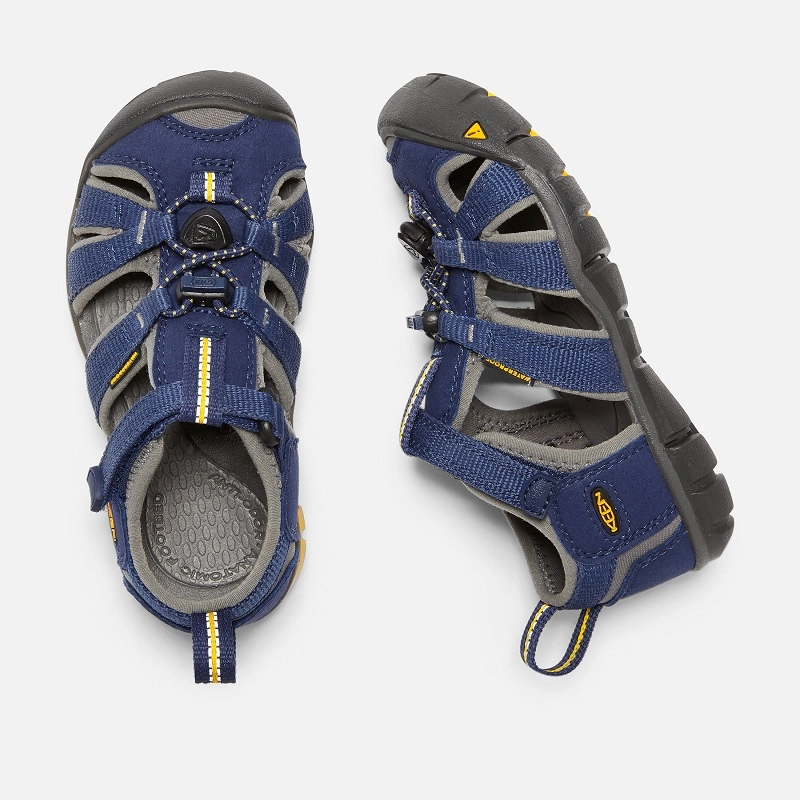 Sandales Keen Kids Seacamp II CNX Blue Depths Gargoyle