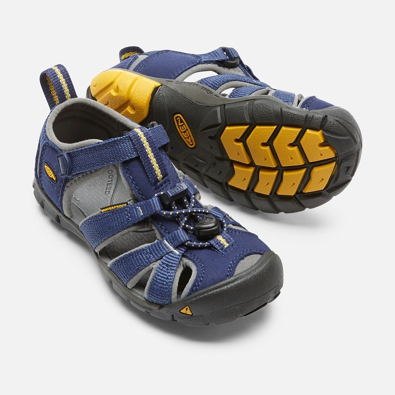 Sandales Keen Kids Seacamp II CNX Blue Depths Gargoyle