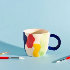 Sass & Belle  Sass & Belle - Mug Art Abstrait Multicolore - Trouva