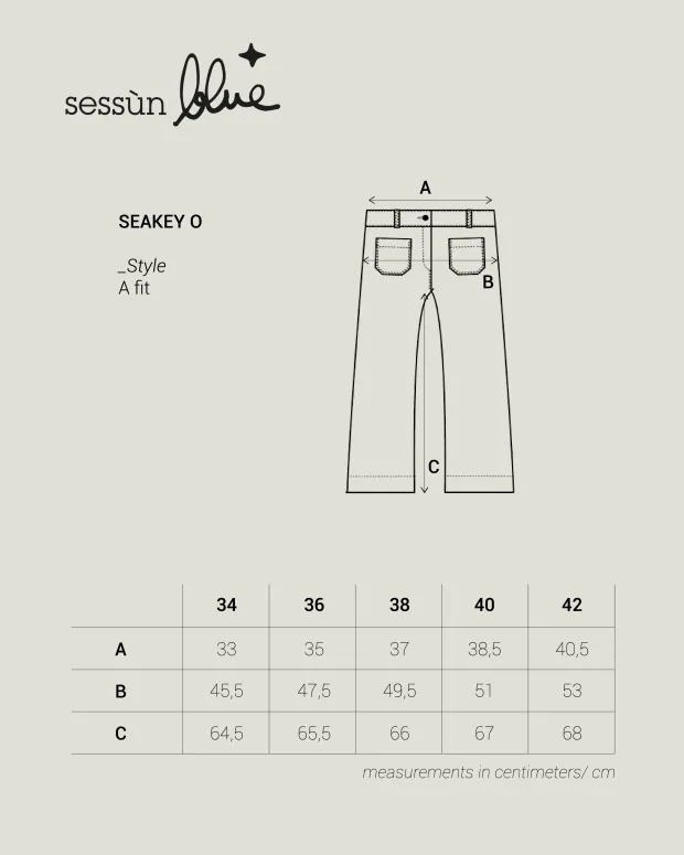 SEAKEY O Fleur de Sel | Denim | SESSÙN Site Officiel