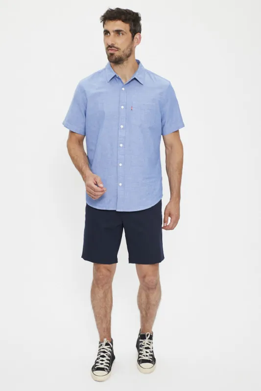 Short chino Chopper bleu marine