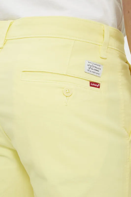 Short chino jaune poudré