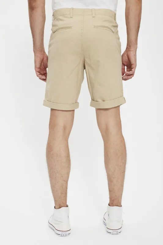 Short chino poivre blanc