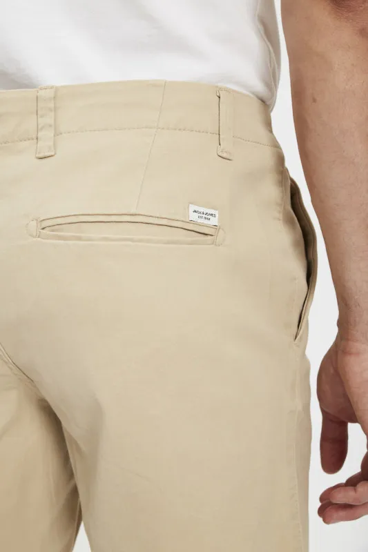 Short chino poivre blanc