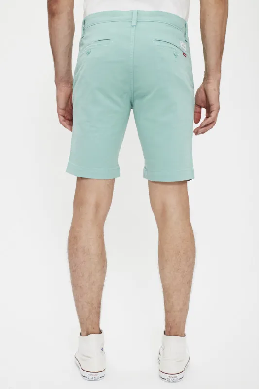 Short chino vert d'eau