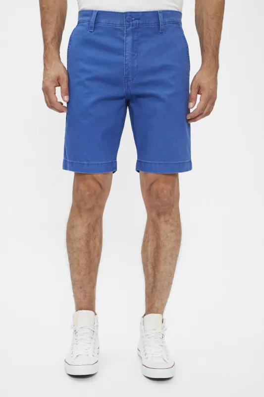 Short chino XX en toile bleu