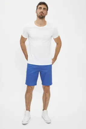 Short chino XX en toile bleu