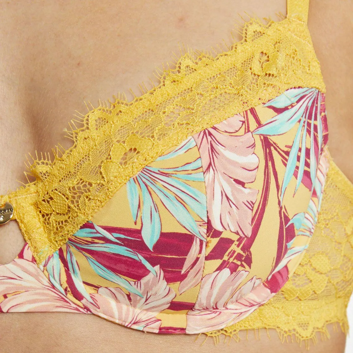 Soutien-gorge à armatures jaune Fanny | 3 Suisses