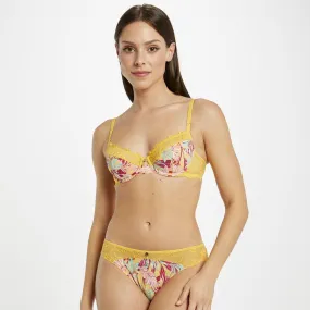 Soutien-gorge à armatures jaune Fanny | 3 Suisses