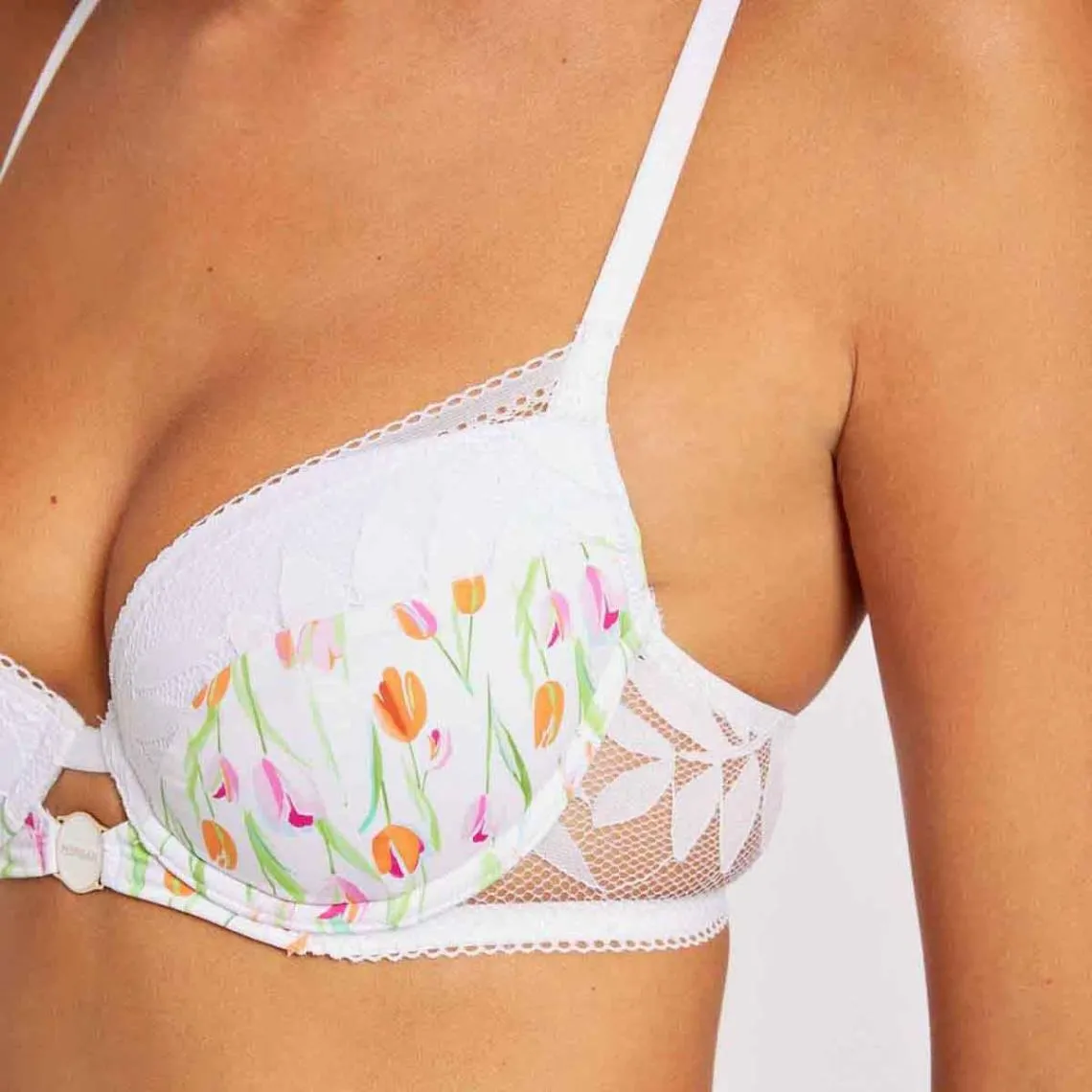 Soutien-gorge ampliforme coque moulée tulipe Lina multicolore | 3 Suisses