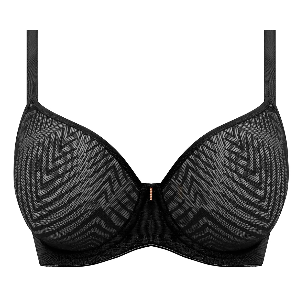 Soutien-gorge plongeant paddé à armatures Tailored noir de Freya