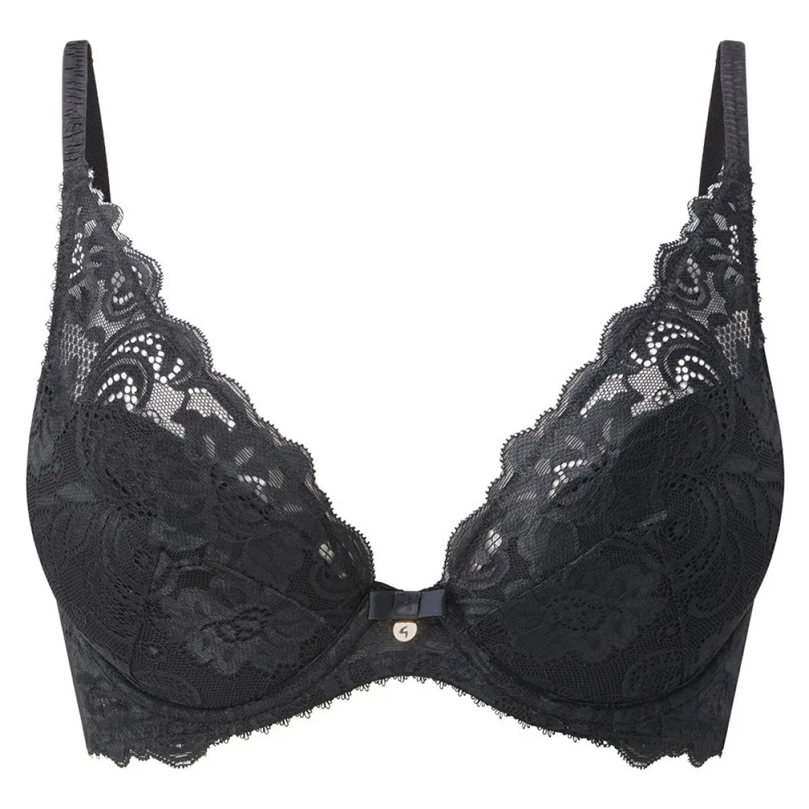 Soutien-Gorge Push-Up Noir en dentelle | 3 Suisses