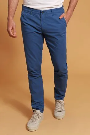 Suitable Chino Plato Bleu 1-11-139 600 Indigo commander en l