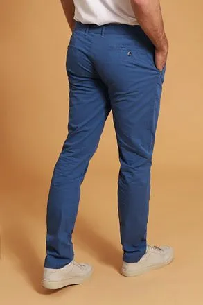 Suitable Chino Plato Bleu 1-11-139 600 Indigo commander en l