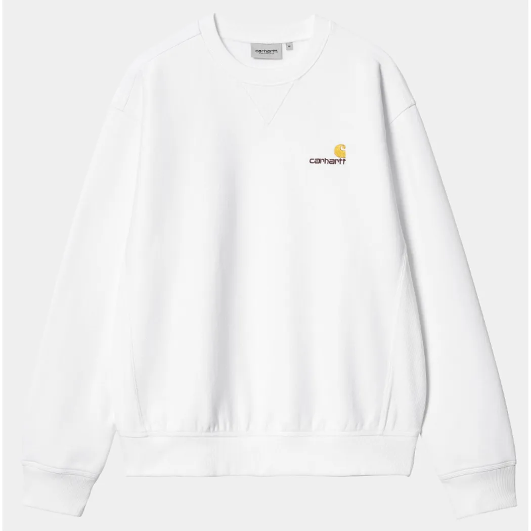 Sweat Carhartt WIP American Blanc