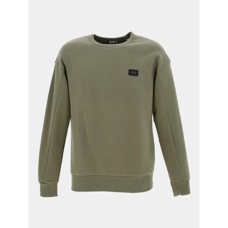 Sweat classic crew kaki homme - Jack & Jones | wimod