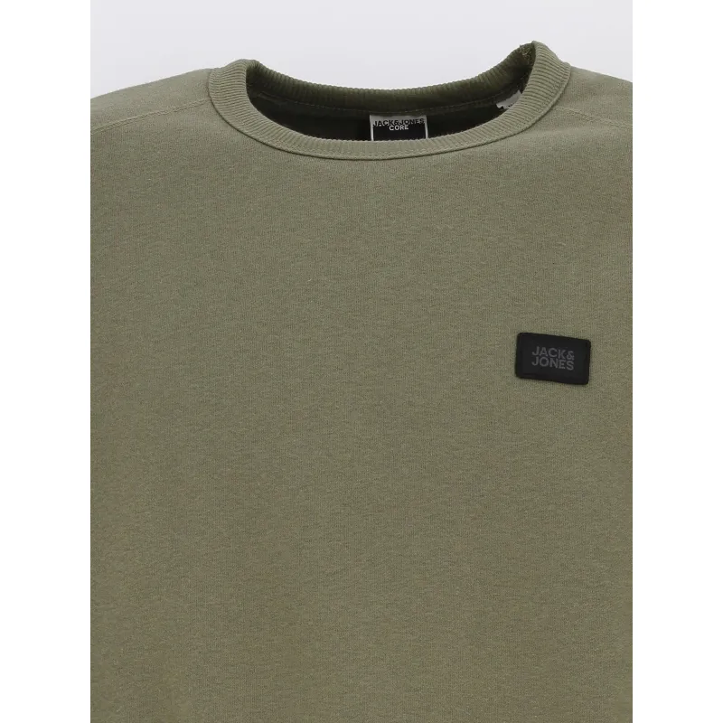 Sweat classic crew kaki homme - Jack & Jones | wimod