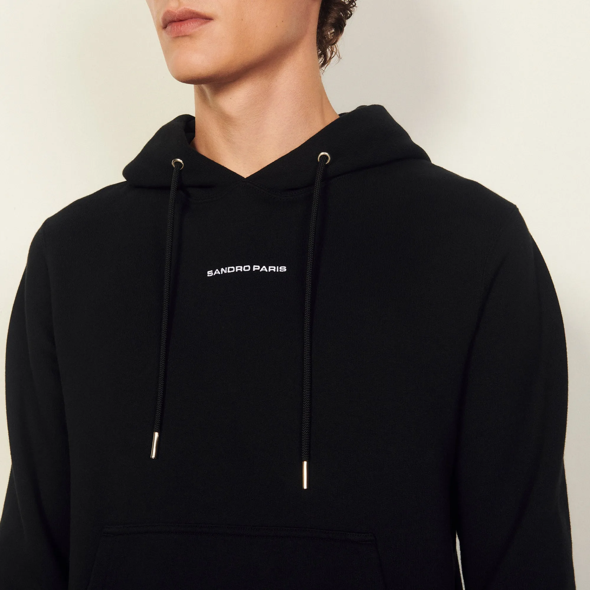 Sweat hoodie avec broderie logo