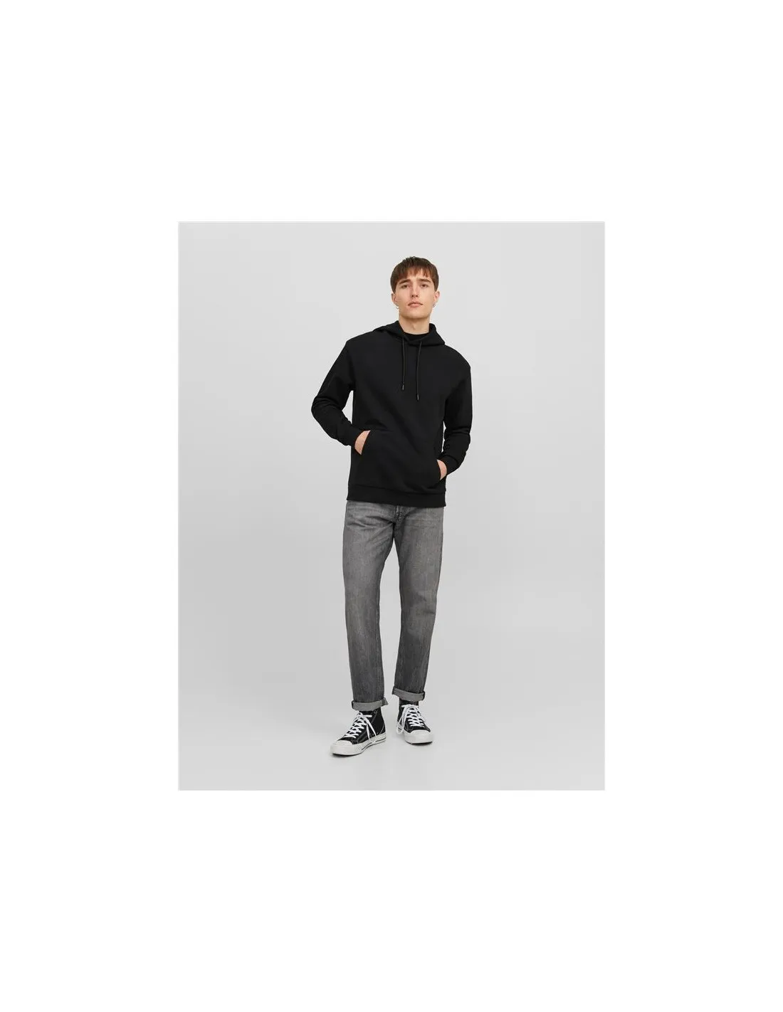 Sweat Jack and Jones ebradley Noir Homme