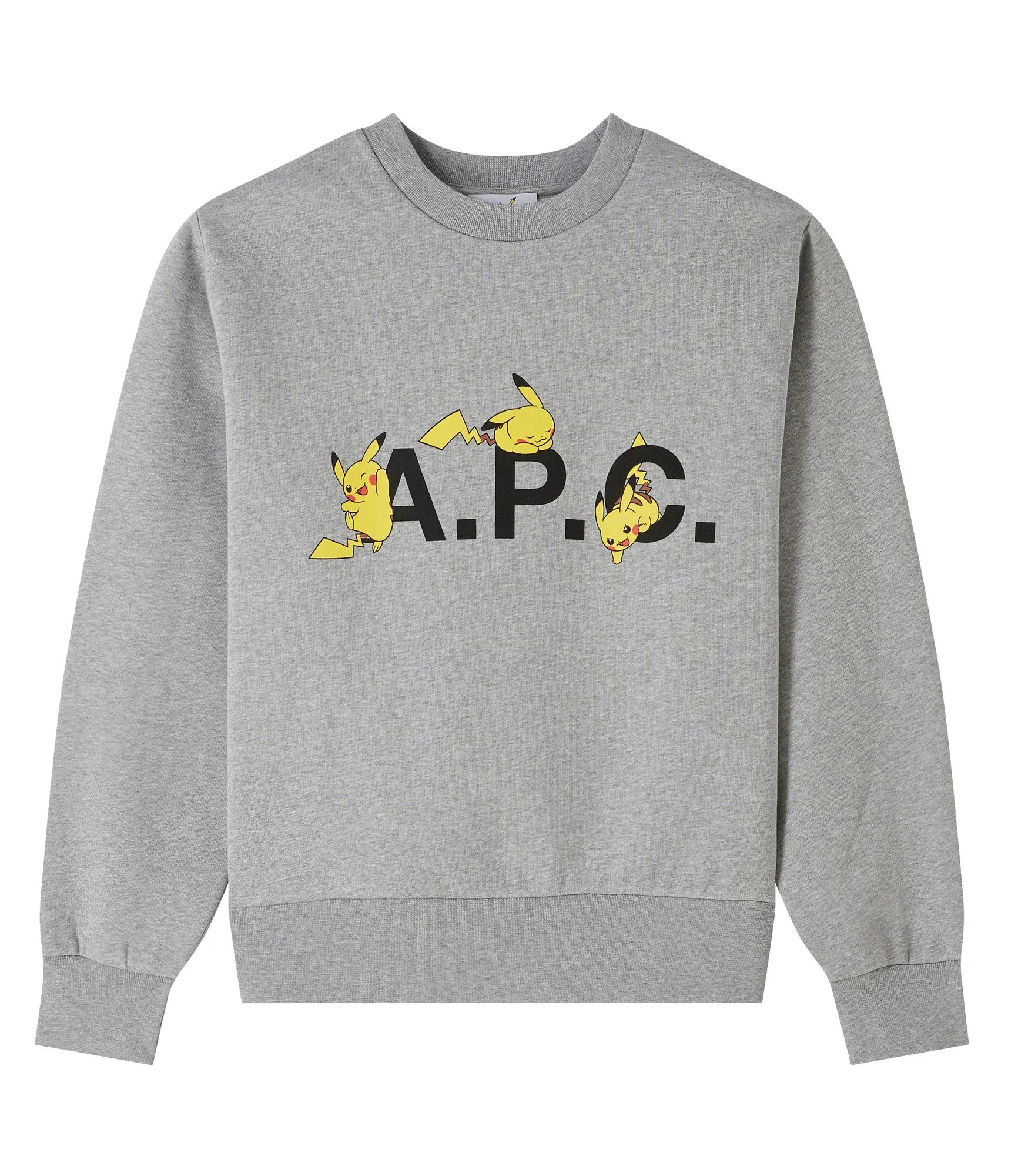 Sweat Pokémon Pikachu F Gris clair chiné | A.P.C.