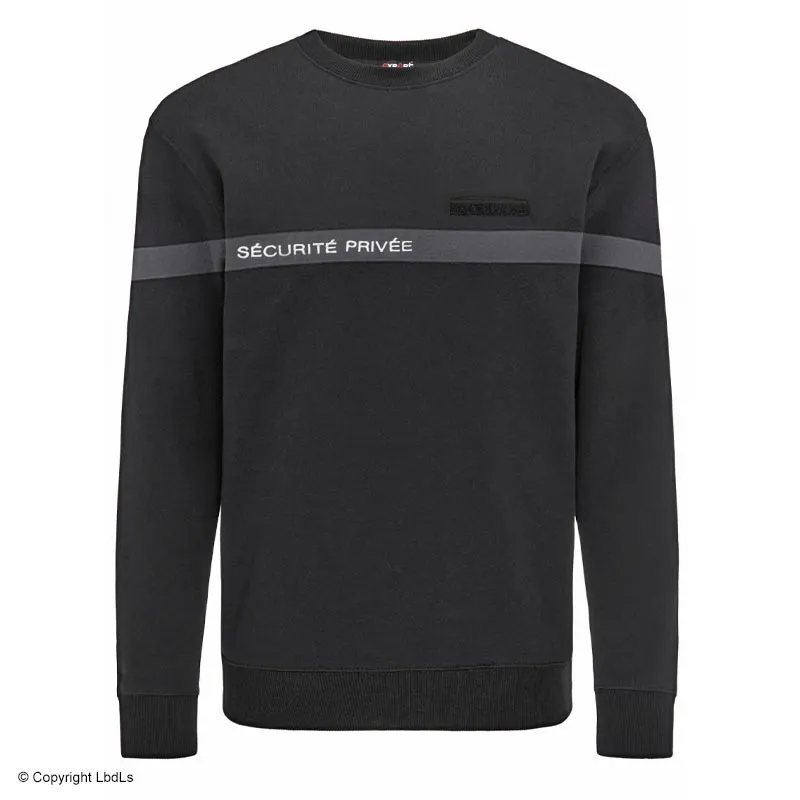 Sweat-shirt BLACKGREY SÉCURITÉ PRIVÉE conforme décret READY 24