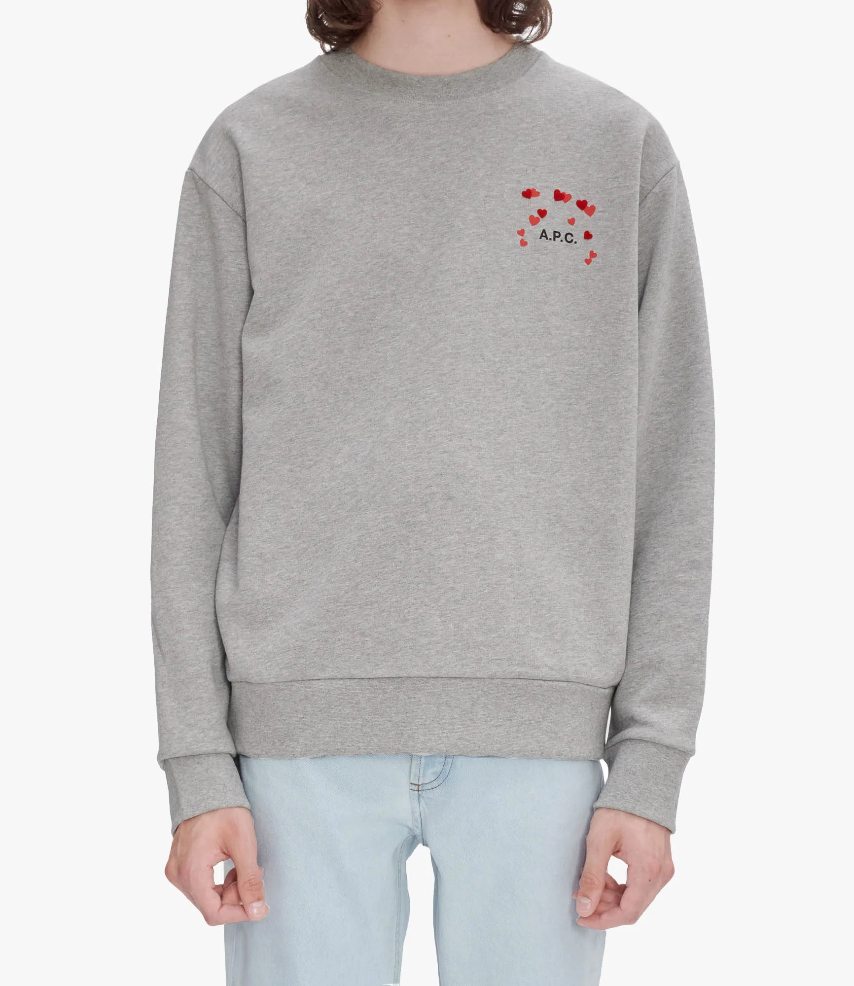 Sweat Valentin Gris chiné | A.P.C.