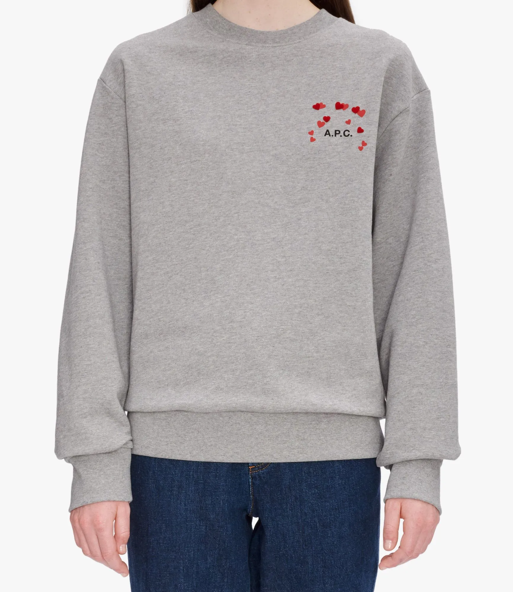 Sweat Valentin Gris chiné | A.P.C.