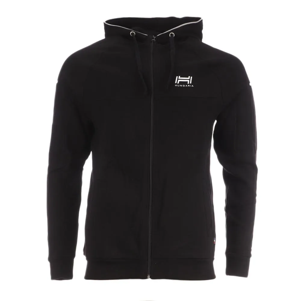 Sweat Zippé Noir Homme Hungaria Coggia