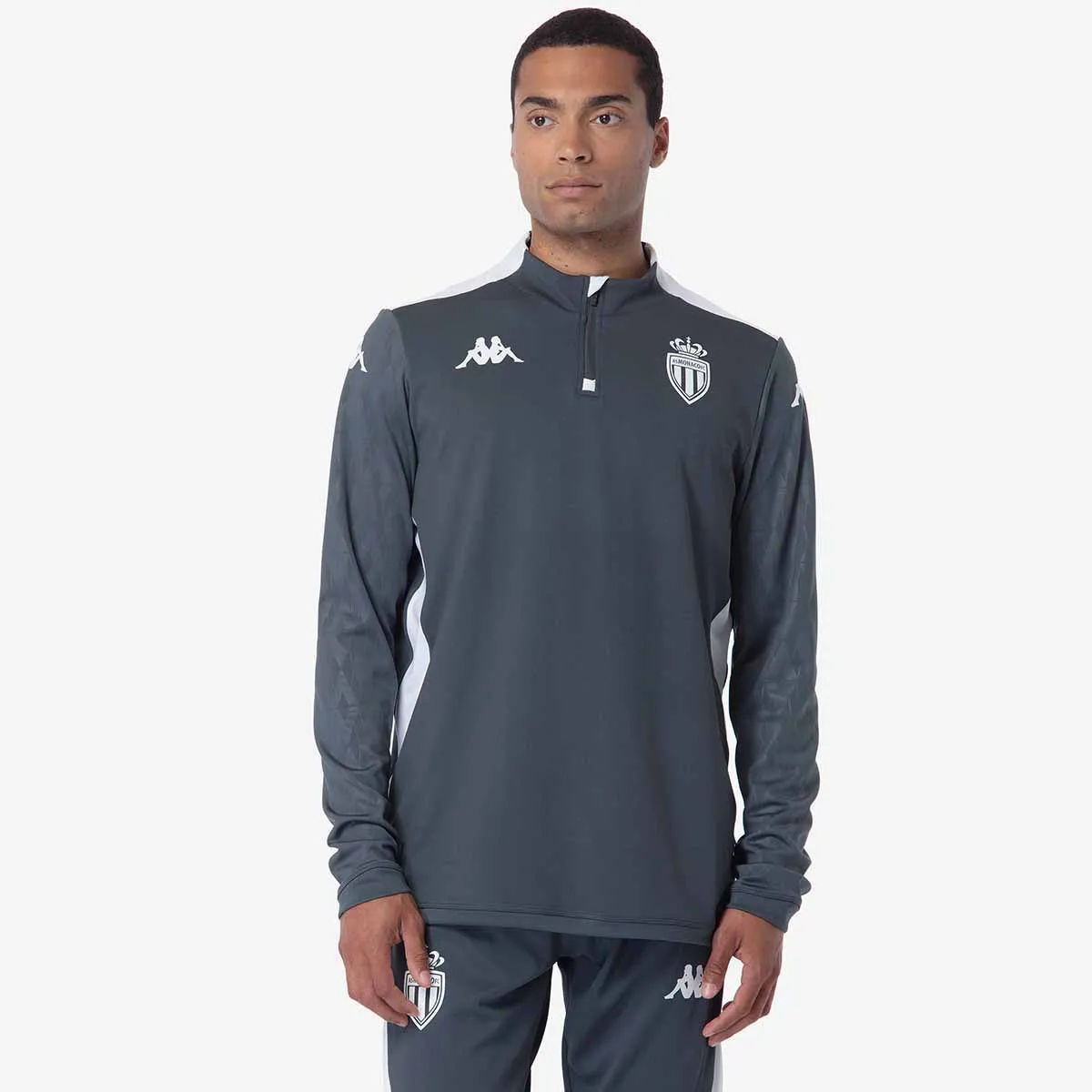 Sweatshirt Ablas Pro 8 AS Monaco 24/25 Gris Homme