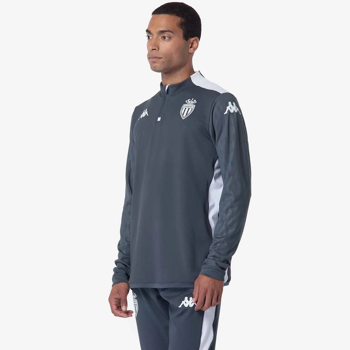 Sweatshirt Ablas Pro 8 AS Monaco 24/25 Gris Homme