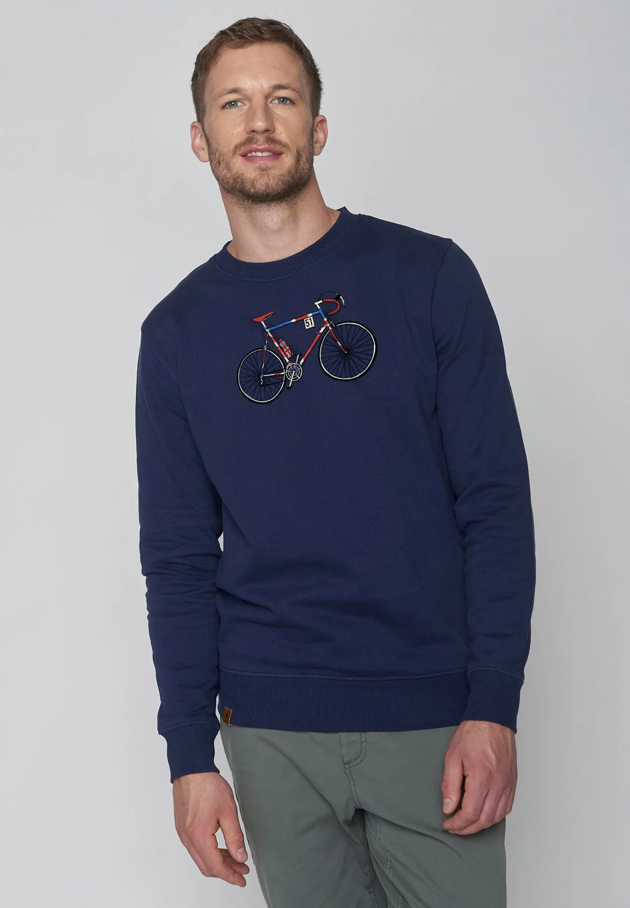 Sweatshirt Bike Jack Navy ⋆ Bella Green ⋆ Nachhaltige Mode