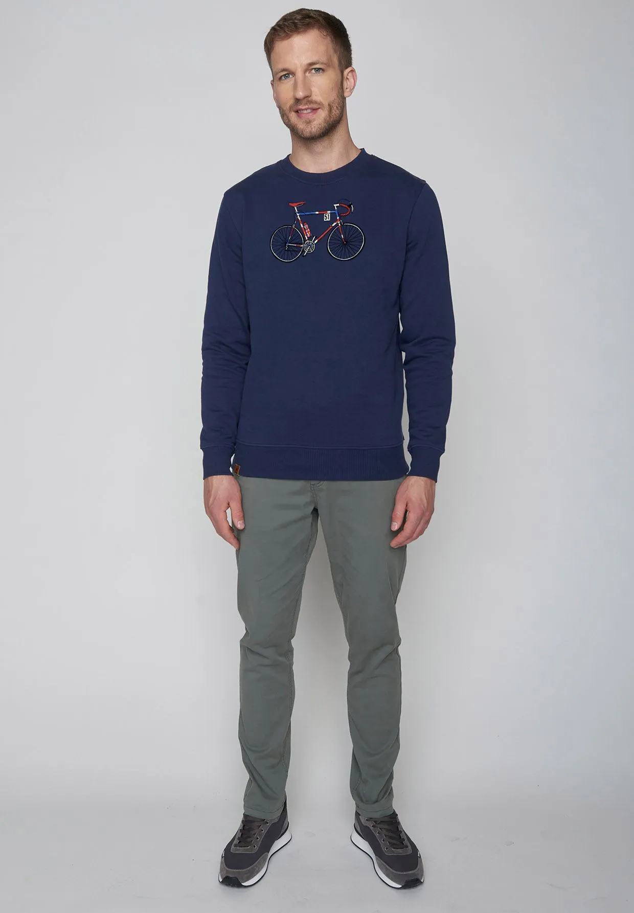 Sweatshirt Bike Jack Navy ⋆ Bella Green ⋆ Nachhaltige Mode