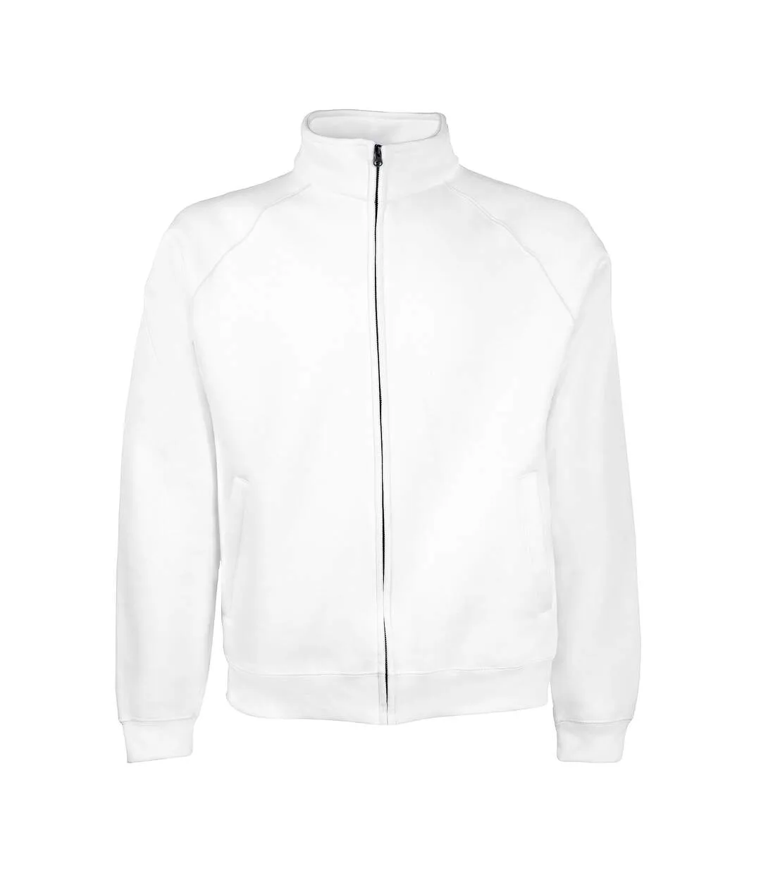 Sweatshirt à fermeture zippée homme blanc Fruit of the Loom