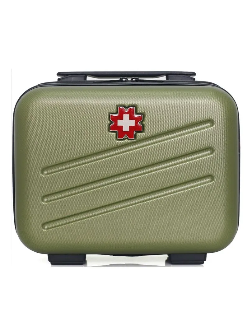 SWISS KOPPER - Petit Vanity ABS ZURICH-K 23 cm - Vert kaki