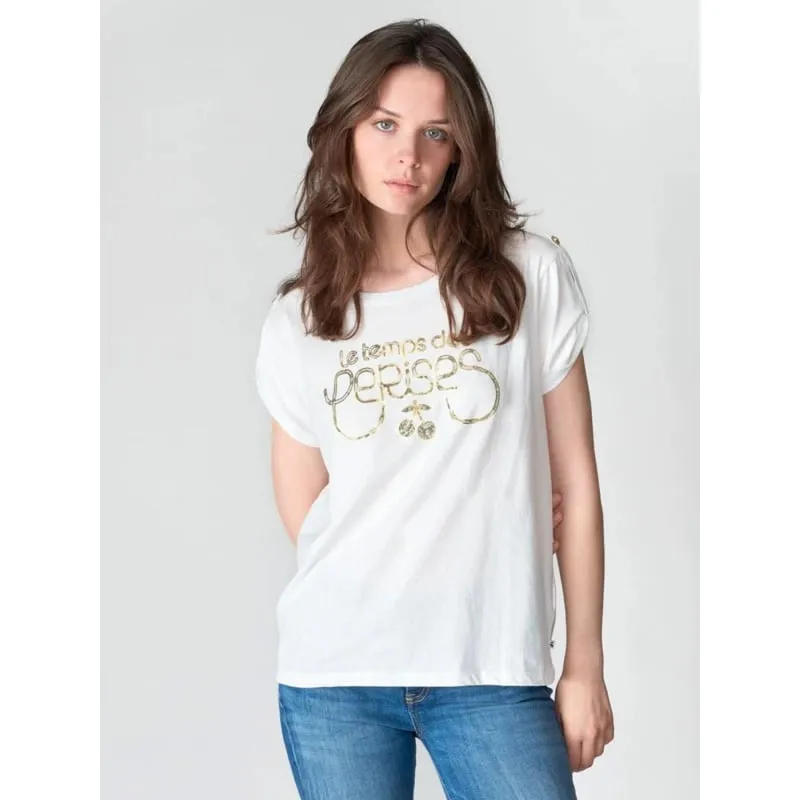 T-shirt col v regular rose femme - Tommy Hilfiger | wimod