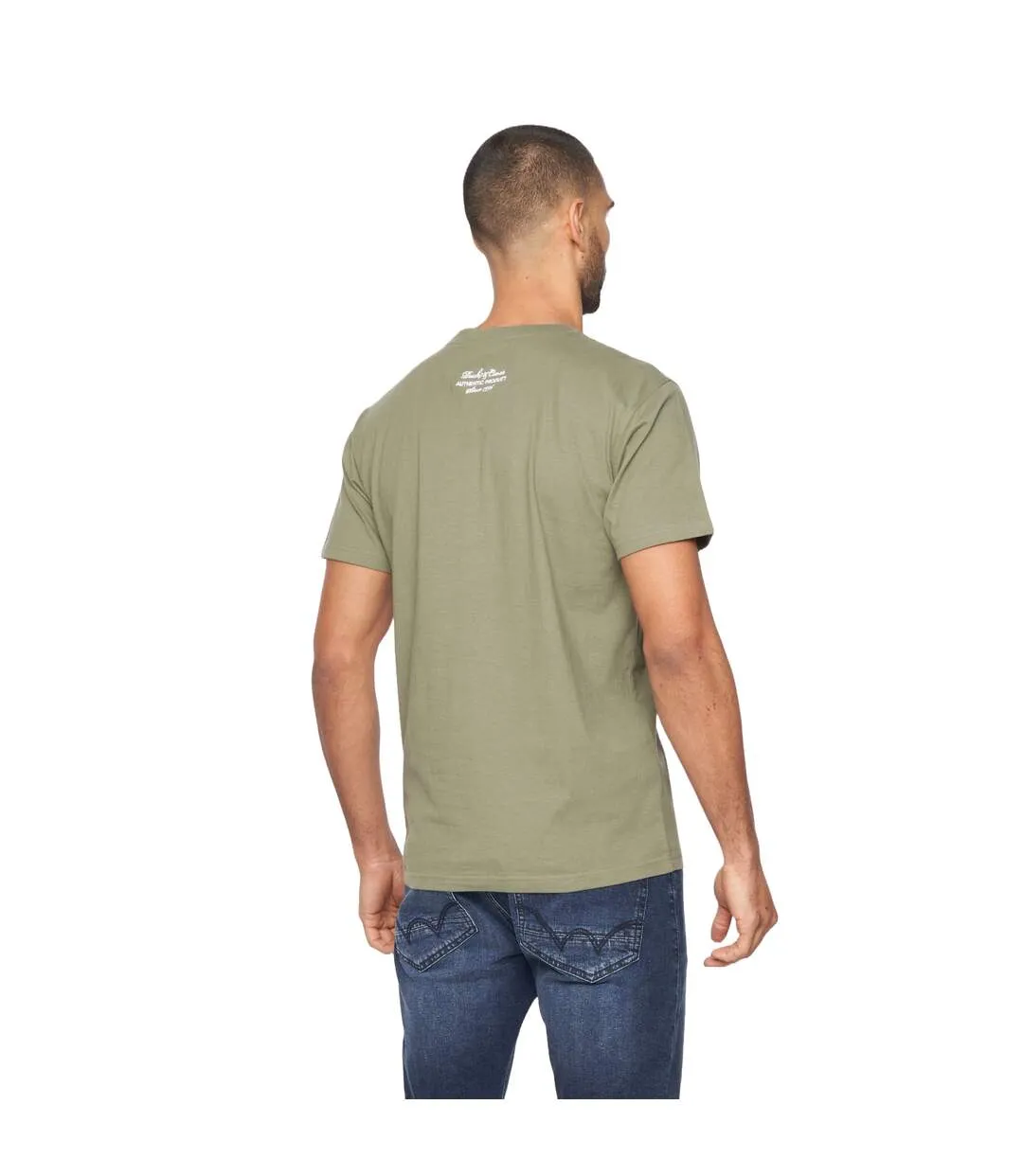 T-shirt davilo homme vert kaki Duck and Cover