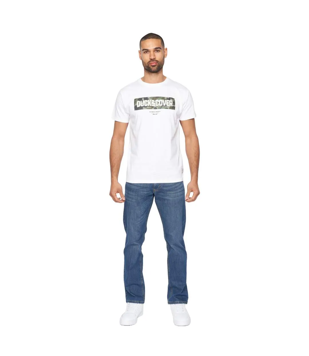 T-shirt davilo homme vert kaki Duck and Cover