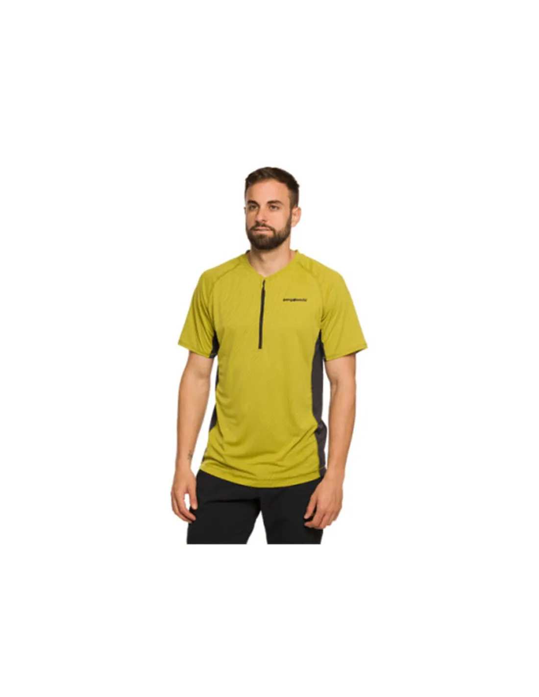 T-shirt de Montagne Trangoworld Moysalen Homme Jaune/Noir