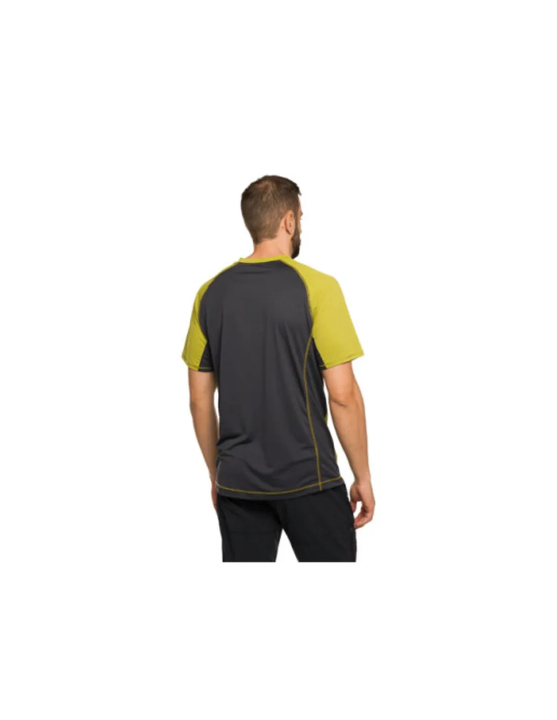 T-shirt de Montagne Trangoworld Moysalen Homme Jaune/Noir