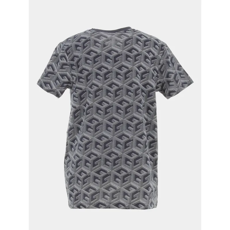 T-shirt G cube combo bleu gris enfant - Guess | wimod