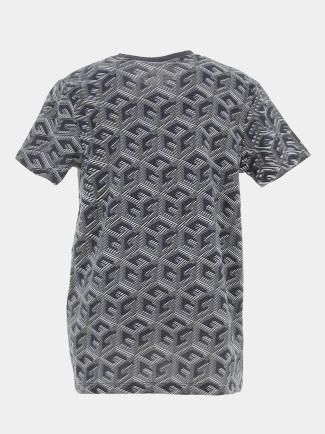 T-shirt G cube combo bleu gris enfant - Guess | wimod