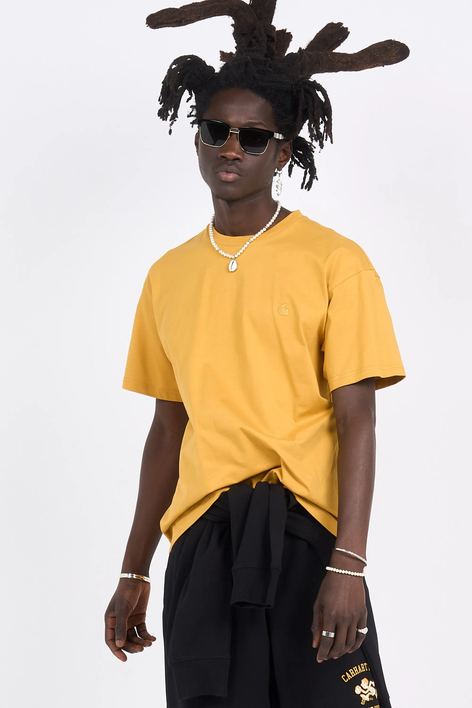 T-shirt Jaune Carhartt Wip - Homme | Citadium