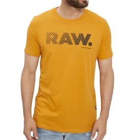 T-shirt Jaune Homme G-Star Raw D22776