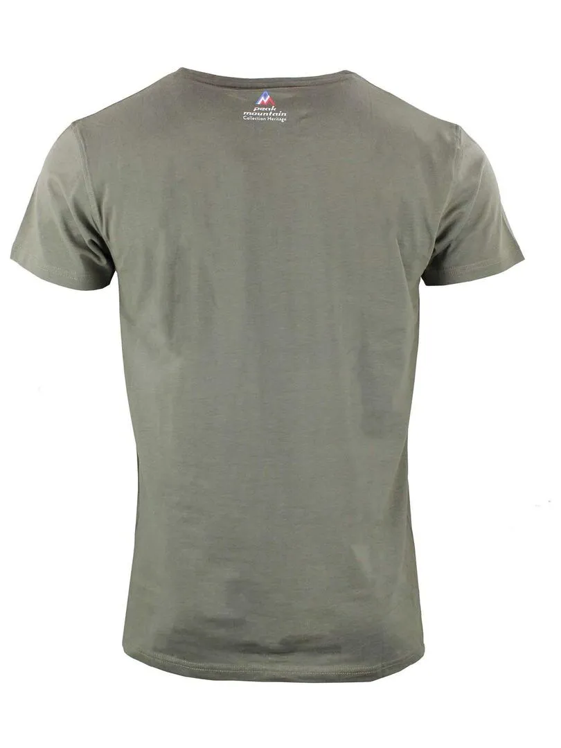 T-shirt manches courtes homme CODA - PEAK MOUNTAIN - Kaki