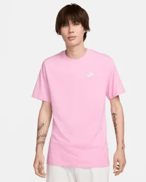 T-shirt Nike Sportswear Club Rose Pâle pour homme